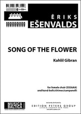 Song of the Flower SSSAAA choral sheet music cover